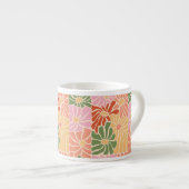 Tasse Expresso Fleur groovy rétro (Devant droit)
