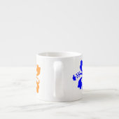 Tasse Expresso Fleur hawaïenne (Dos)