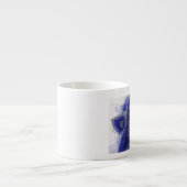 Tasse Expresso ...fleur magique...art de Jutta Gabriel.... (Devant)