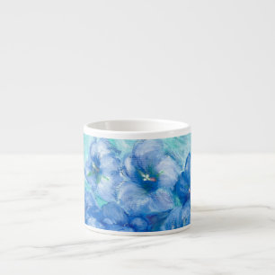 Tasse Expresso Fleur sauvage Gentien bleu