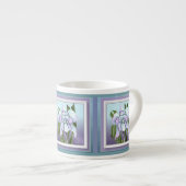 Tasse Expresso Fleur Smeraldo (Devant droit)