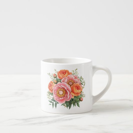 Tasse Expresso Fleurie (Droite)