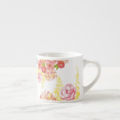 Tasse Expresso Fleurs aqua (Droite)