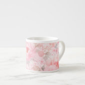 Tasse Expresso Fleurs aquarelles Blush Bloom (Devant droit)