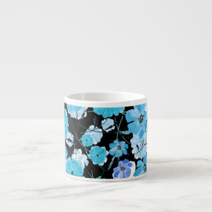 Tasse Expresso Fleurs aquarelles : Une Tapisserie délicate