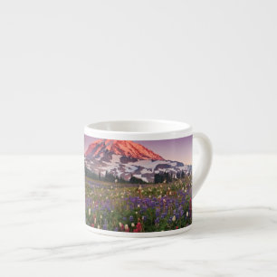 Tasse Expresso Fleurs colorées en parc national plus pluvieux