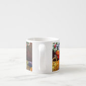 Tasse Expresso Fleurs de Monet et fruits (Dos)