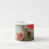Tasse Expresso Fleurs de passion avec tête de colibris (Devant)