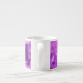 Tasse Expresso Fleurs de teintes violettes transformées (Dos)