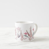 Tasse Expresso Fleurs d'eau (Devant droit)
