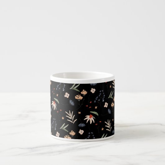 Tasse Expresso Fleurs d'eau simples 1 (Devant)