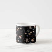 Tasse Expresso Fleurs d'eau simples 1 (Devant droit)