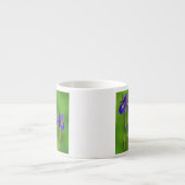 Tasse Expresso Fleurs d'iris (Devant)