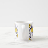 Tasse Expresso Fleurs jaunes (Dos)