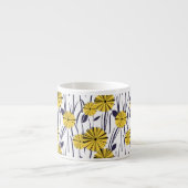 Tasse Expresso Fleurs jaunes (Devant)