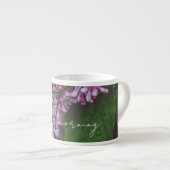 Tasse Expresso Fleurs lilas violettes après la pluie (Devant droit)