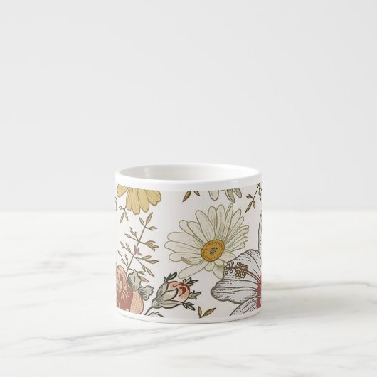 Tasse Expresso Fleurs magnifiques (Devant)