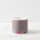 Tasse Expresso Fleurs mixtes dans l'art moderne (Devant)