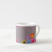 Tasse Expresso Fleurs mixtes dans l'art moderne (Devant droit)