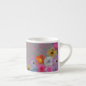 Tasse Expresso Fleurs mixtes dans l'art moderne (Droite)