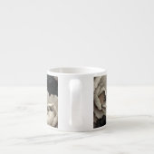 Tasse Expresso Fleurs noires et blanches (Dos)