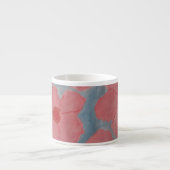 Tasse Expresso Fleurs rose bonbon (Devant)