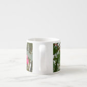 Tasse Expresso Fleurs roses sur vigne (Dos)