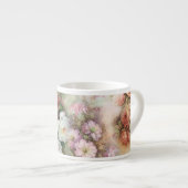 Tasse Expresso Fleurs vintages (Devant droit)