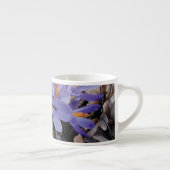 Tasse Expresso fleurs violet montagnard monogrammées (Droite)