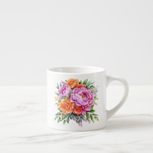 Tasse Expresso Floral (Droite)