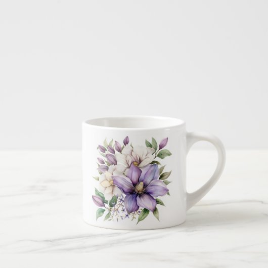 Tasse Expresso Floral (Droite)