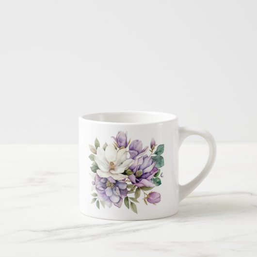 Tasse Expresso Floral (Droite)