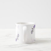 Tasse Expresso Floral pourpre (Dos)