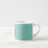 Tasse Expresso Flower rouge hibiscus (Droite)