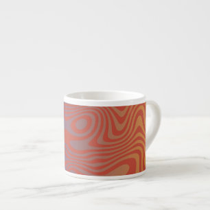 Tasse Expresso Flux de rêve l Motif abstrait tripant - N° 01