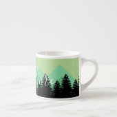Tasse Expresso Forêt rustique & Montagnes Aventure (Droite)