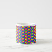 Tasse Expresso Formes colorées Abstraites (Devant)