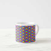 Tasse Expresso Formes colorées Abstraites (Devant droit)