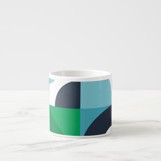 Tasse Expresso Formes et formes simples Abstraites (Devant)