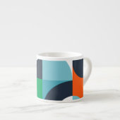 Tasse Expresso Formes et formes simples Abstraites (Devant droit)