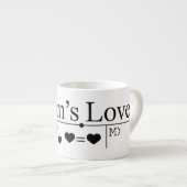 Tasse Expresso Formule Amour de Maman 02 (Devant droit)