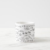 Tasse Expresso Formules Mathématiques Et Numéros (Devant)