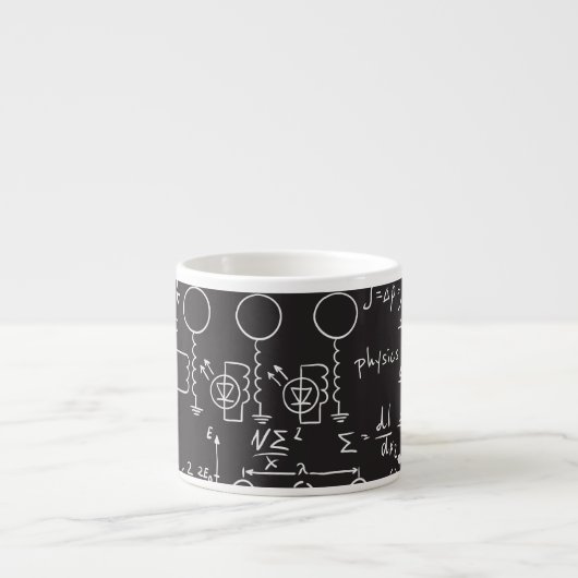 Tasse Expresso Formules scientifiques : Patte de calcul du tablea (Devant)