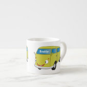 Tasse Expresso Fourgonnette verte lime classique dessin animé (Devant droit)