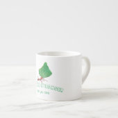 Tasse Expresso Fourmi portant une grosse feuille (Devant droit)