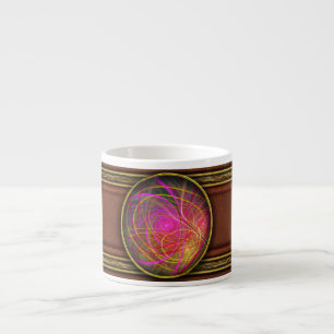 Tasse Expresso Fractale - Abstrait - En Boucle