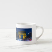Tasse Expresso France, Paris. L'Arc de Triomphe et le (Droite)