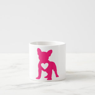 Tasse Expresso Frenchie Dogs Heart Français Bulldog Chien Proprié
