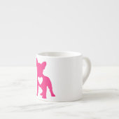 Tasse Expresso Frenchie Dogs Heart Français Bulldog Chien Proprié (Devant droit)