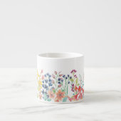 Tasse Expresso Frontière fleur sauvage (Devant)
